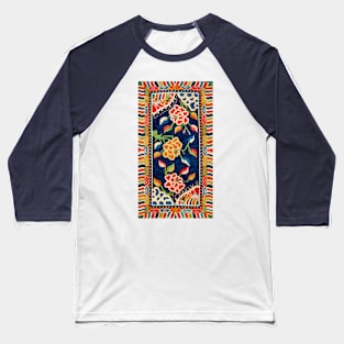 Khampa Dzong Khaden South Tibetan Sleeping Rug Print Baseball T-Shirt